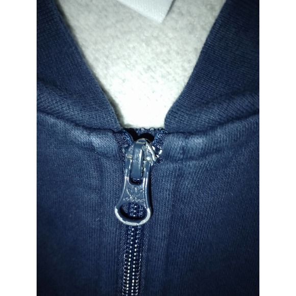 Adidas Samba Style Medium Youth 11-12 Dark Blue 3 Stripes Track Jacket CE 1086 - Picture 8 of 12